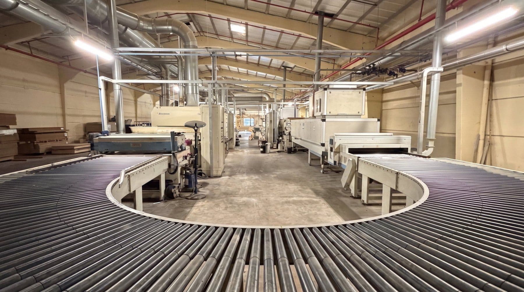 Production line in Movinto's Belgian factory