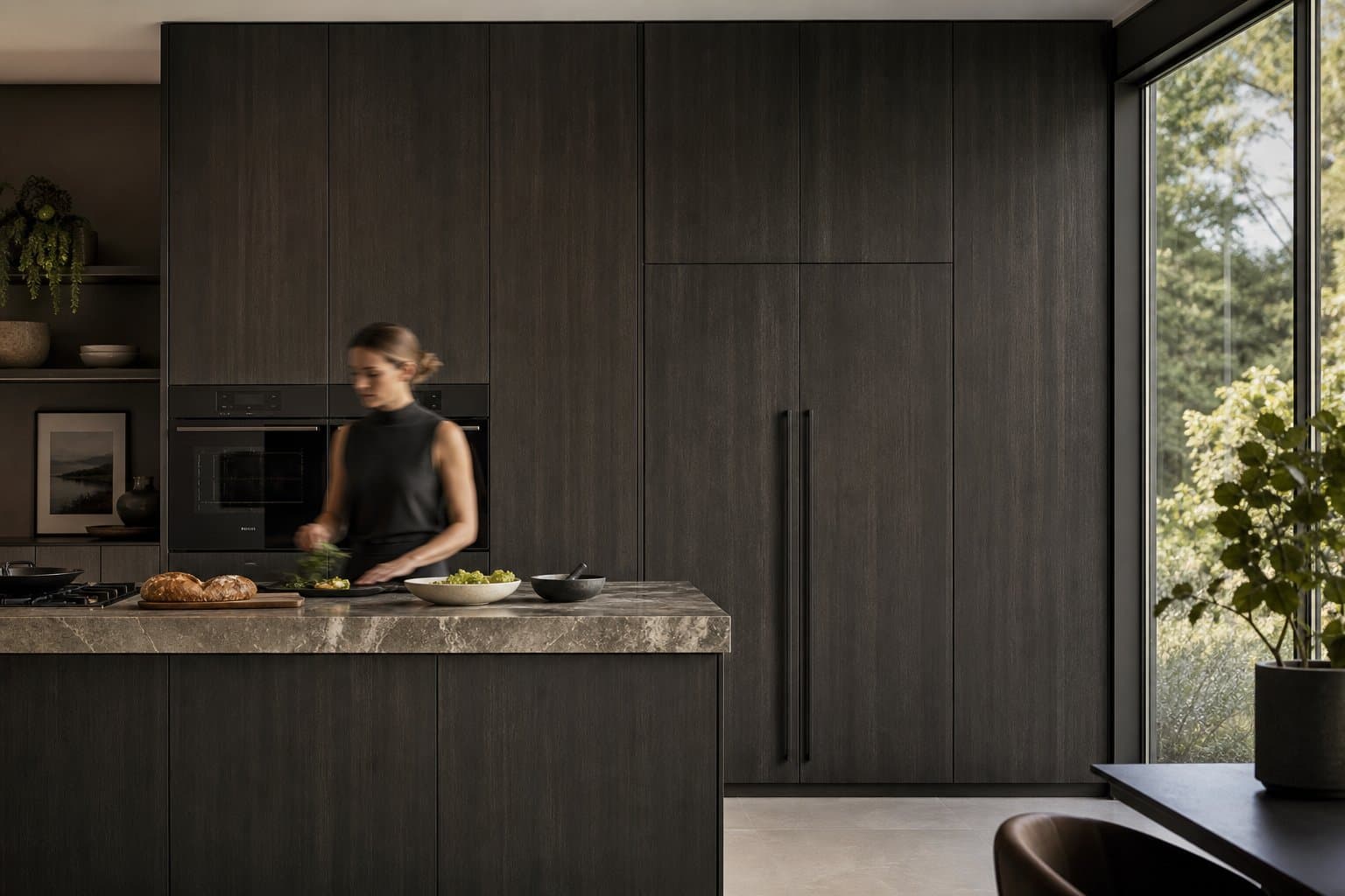 Prefinished wood veneer panels, European Oak, Roman