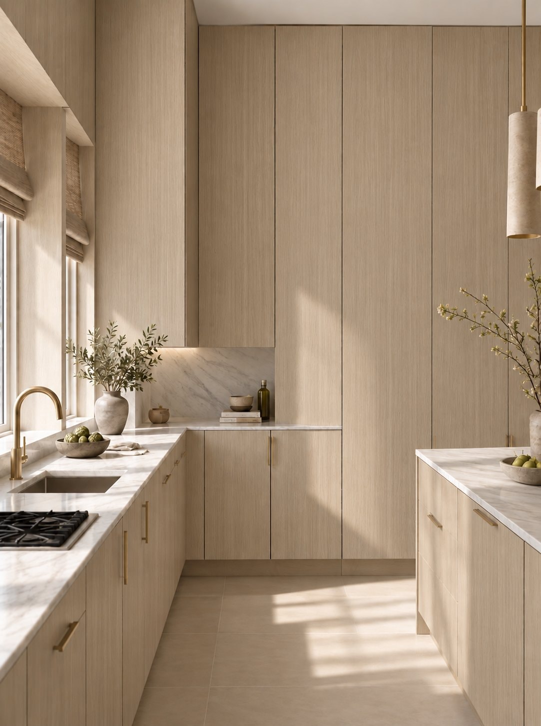 Moak | Prefinished wood veneer panels, European Oak, Lou